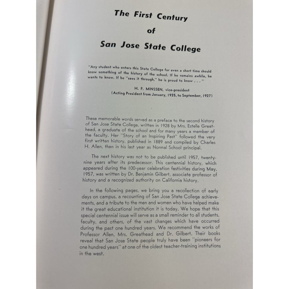 1957 La Torre Yearbook San Jose State College Centennial Edition Hardcover SJSU - Picture 9 of 10